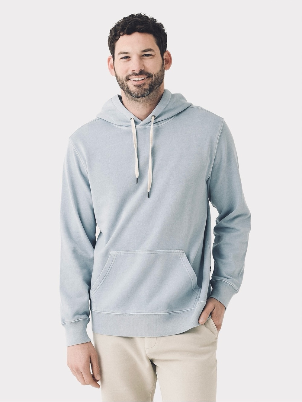 RAILS Apollo Carolina Blue Hoodie Sz XL Soft Vintage-Washed French Terry Fabric